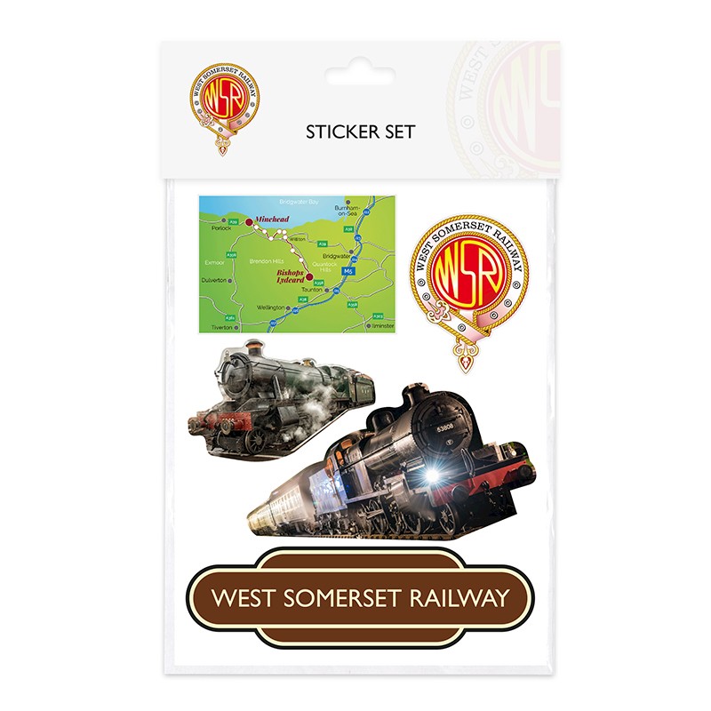 sticker sheet west somerset railway