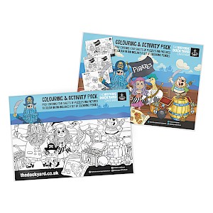 Pirate Colouring Activity Pack without Pencils Thumbnail