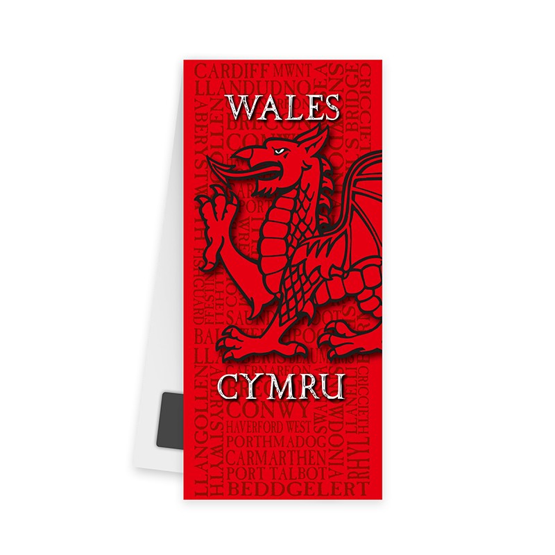 Wales Cymru Magnetic Bookmark