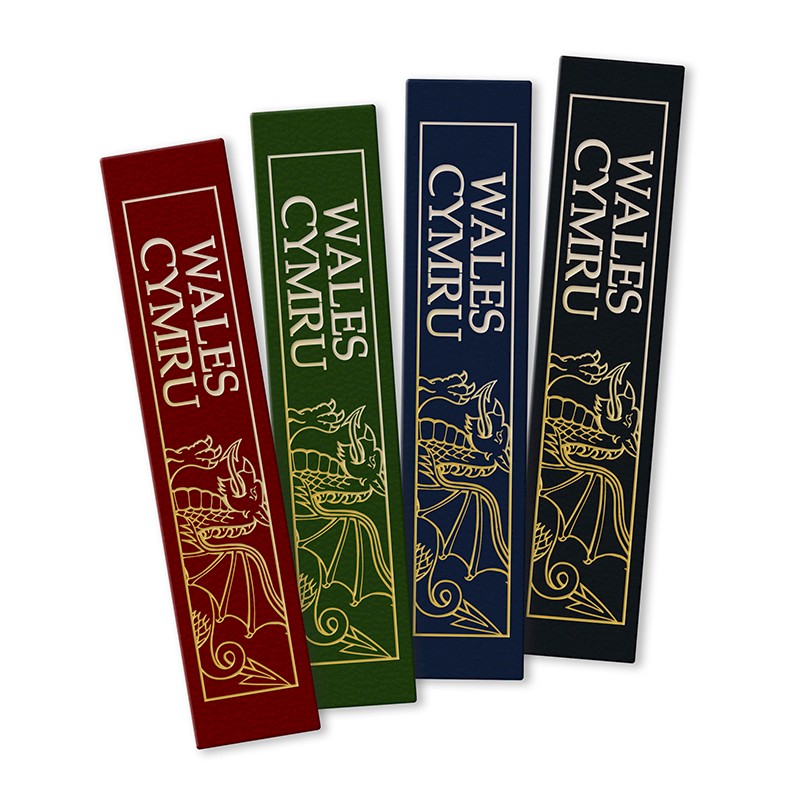 Wales Cymru Leather Bookmark