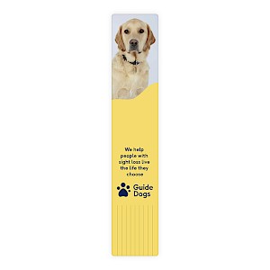 Colour bonded leather bookmark Guide Dogs Thumbnail