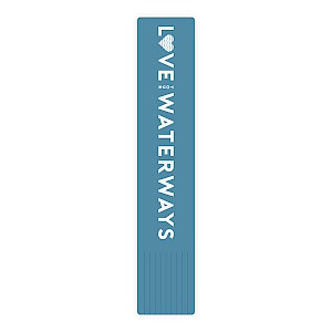 Colour bonded leather bookmark Inland Waterways Thumbnail