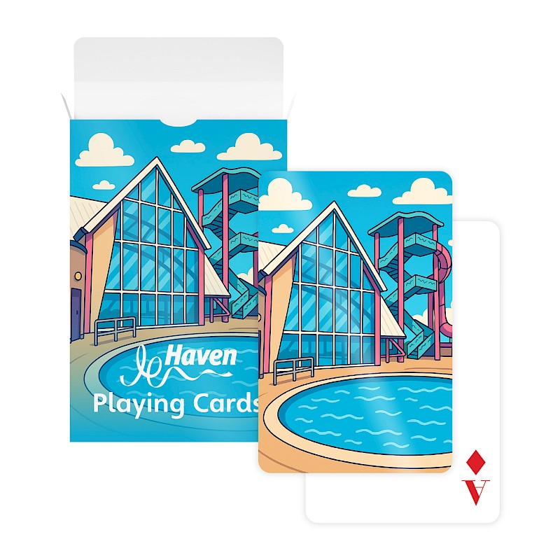 Playing Cards in Printed Card Box