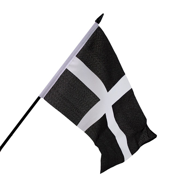 Small hand waving flag cornwall