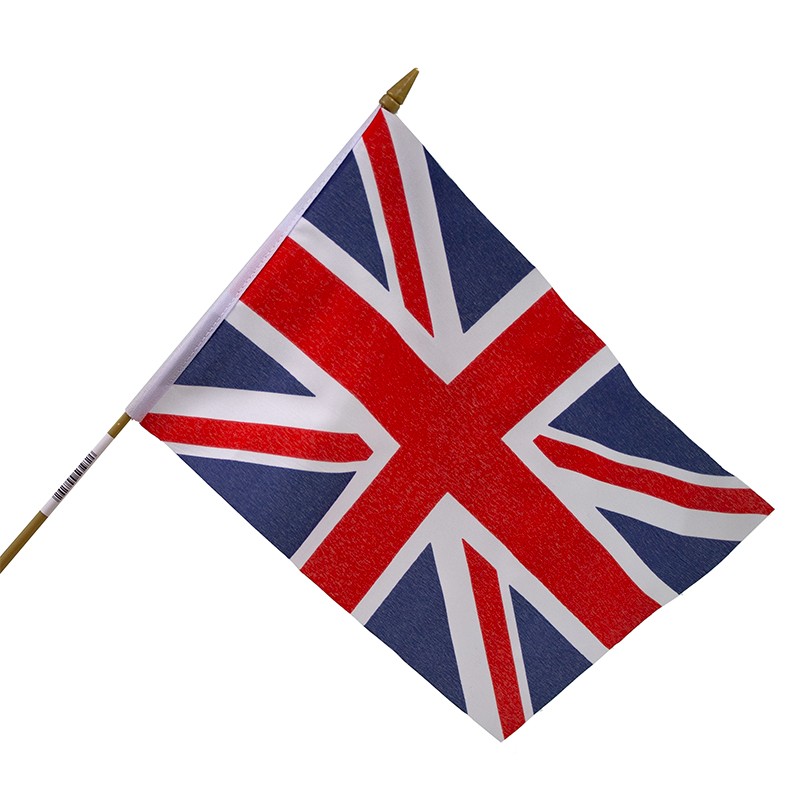 Small hand waving flag union jack