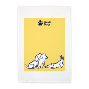 In House Placement Print Tea Towel Guide Dogs Thumbnail