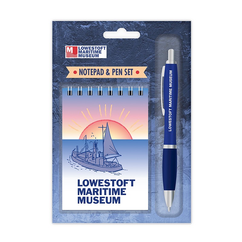 Notepad and Custom Pen Set Lowestoft Maritime Museum