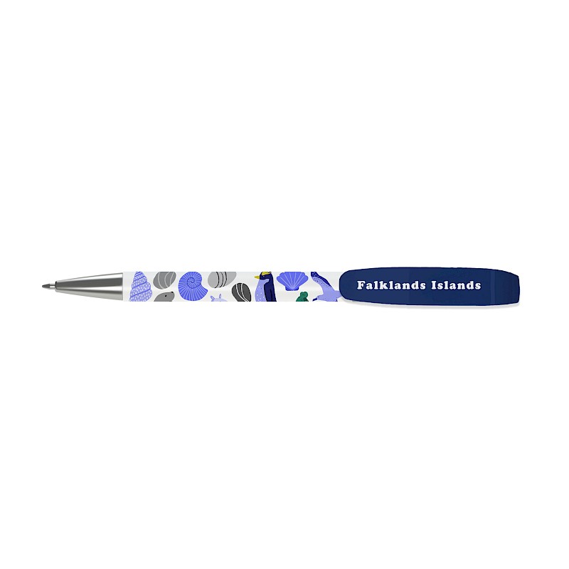 Falkland Islands Your World Full Colour Wrap Ballpen with Clip
