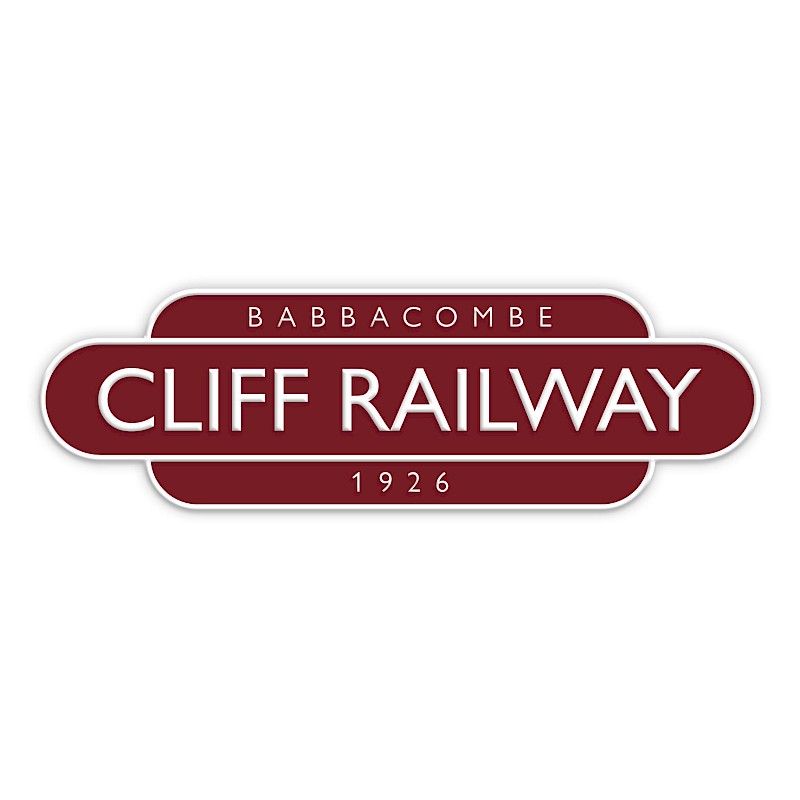 Babbacombe Cliff Railway Metal Railway Sign Magnet