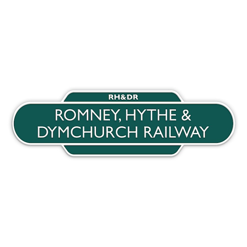RH&DR Metal Railway Sign Magnet
