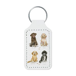 Hearing Dogs leather keyring Thumbnail