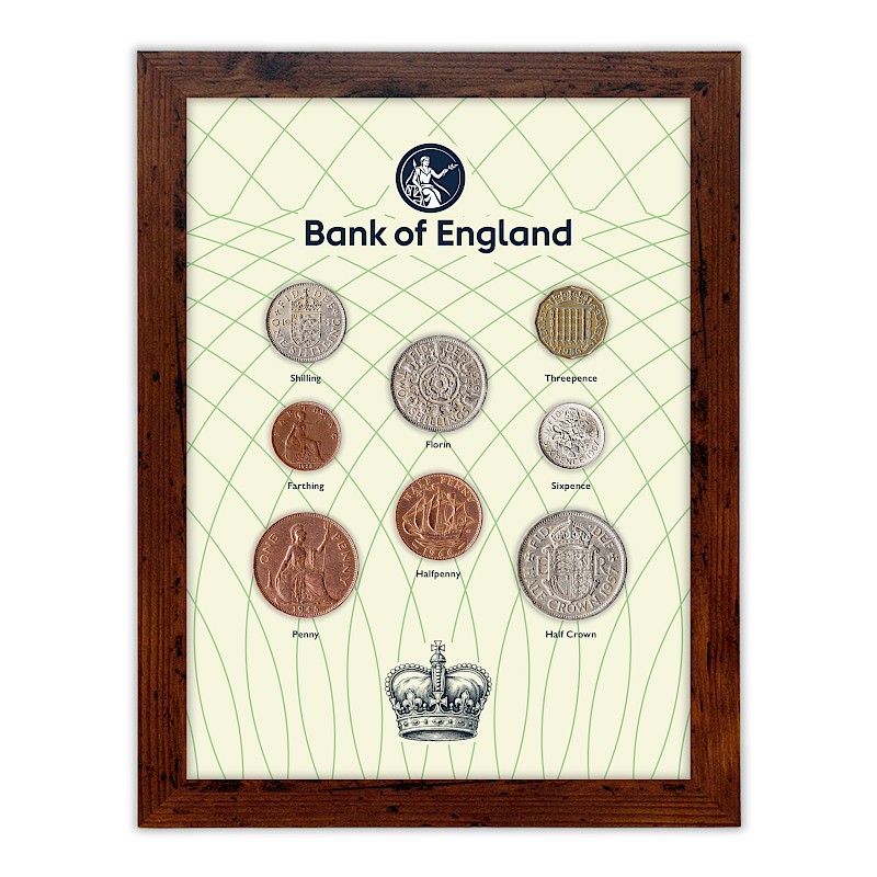 Eight Coin Frame Set