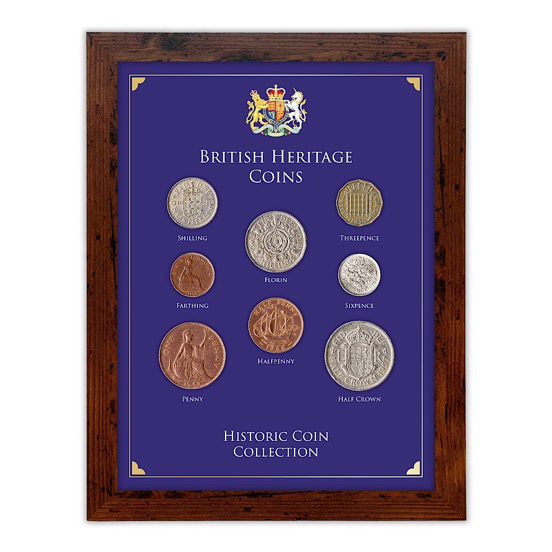 Eight Coin Frame Set