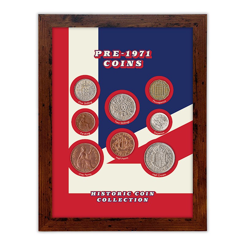 Eight Coin Frame Set