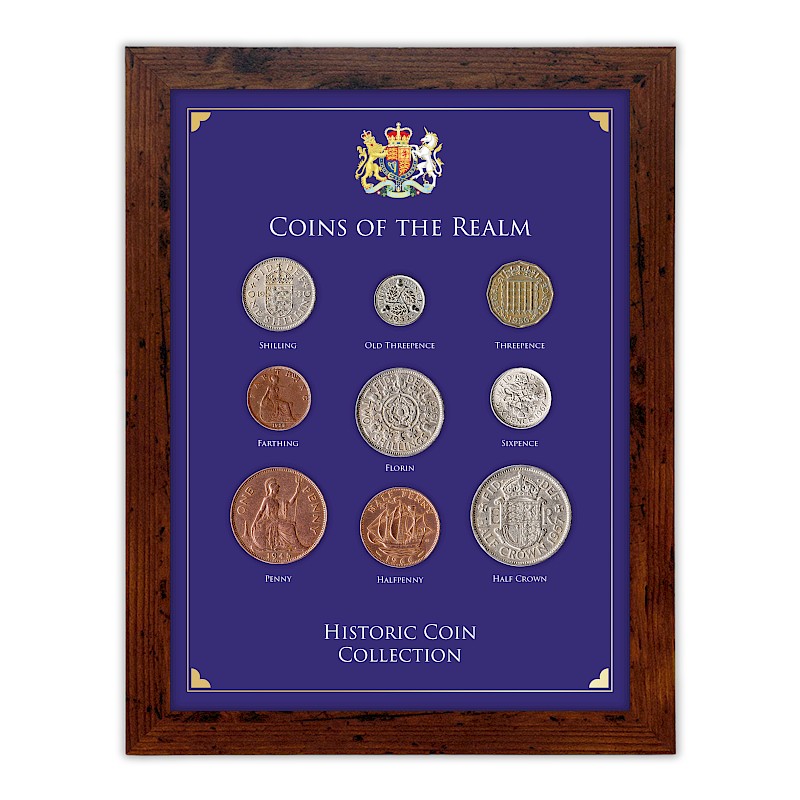 Nine Coin Frame Set