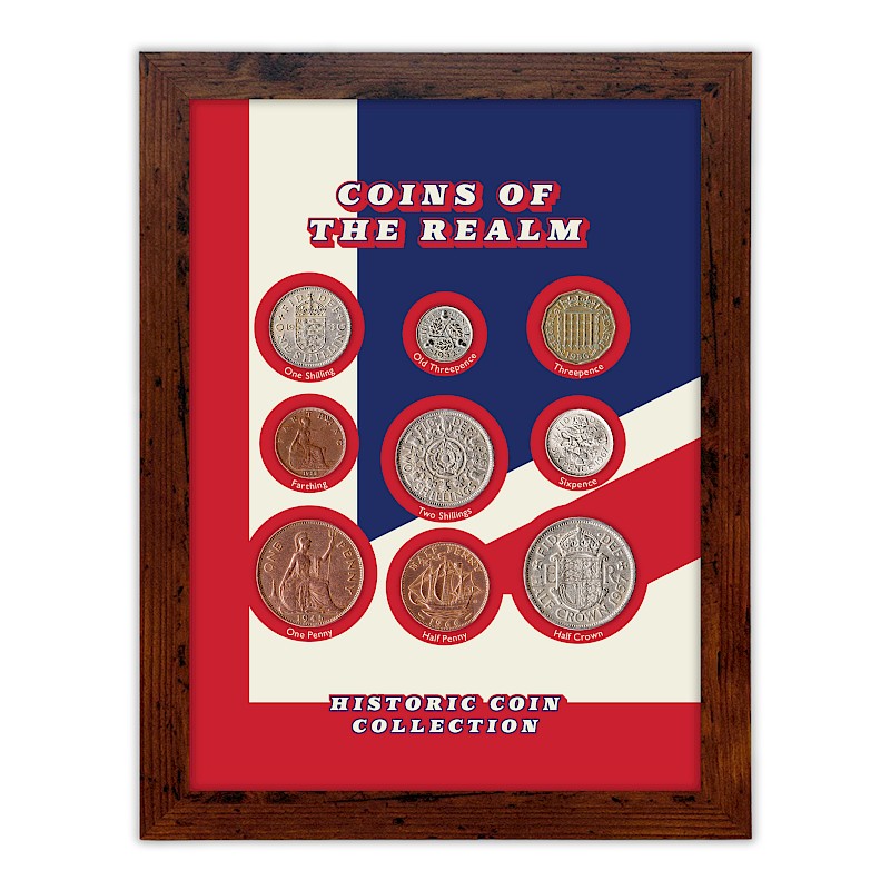 Nine Coin Frame Set
