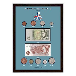 Two Note Nine Coin Frame Set Thumbnail