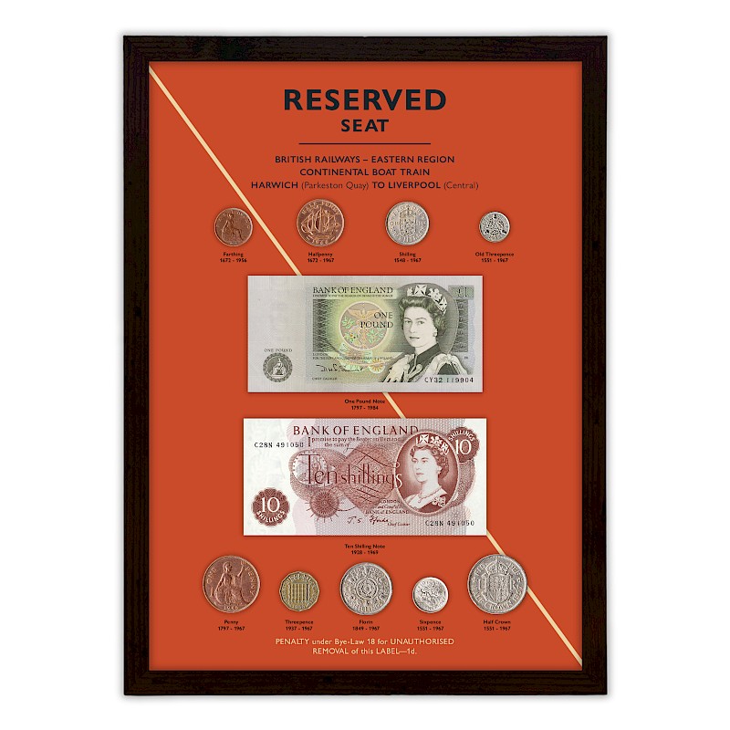 Two Note Nine Coin Frame Set