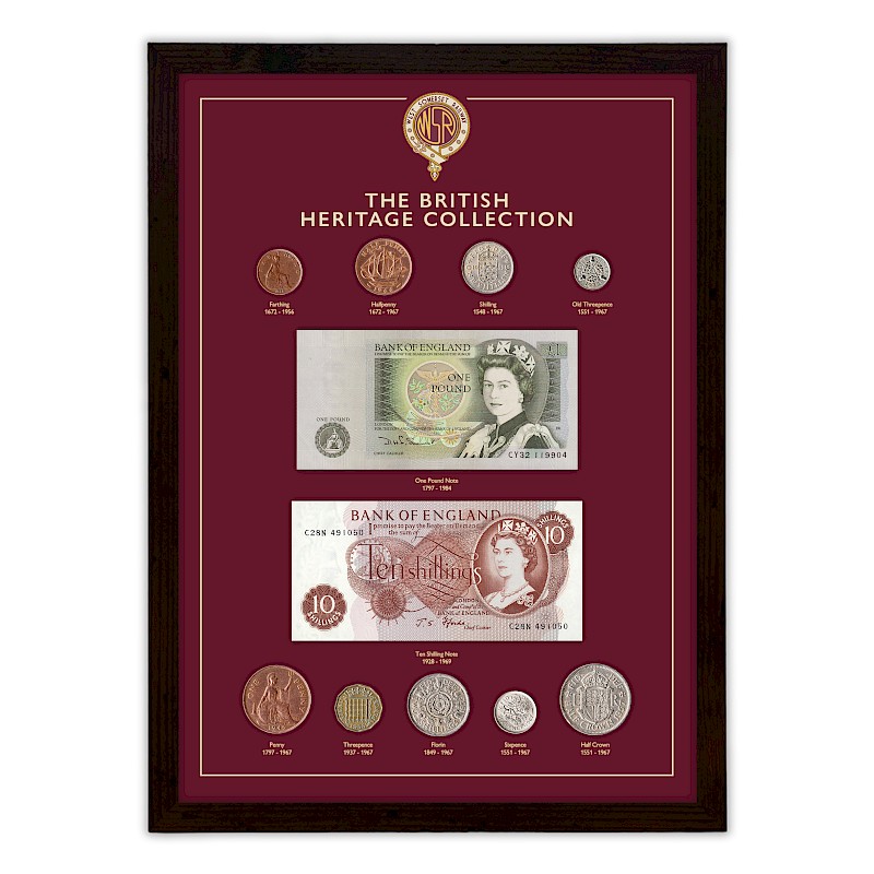 Two Note Nine Coin Frame Set