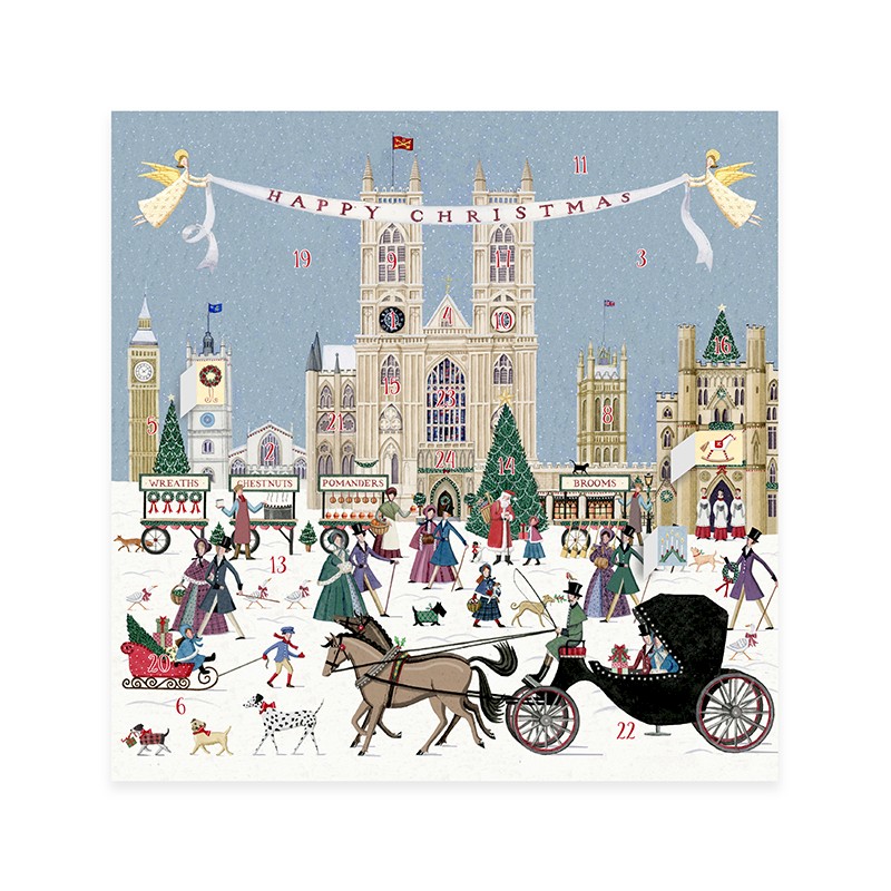 Happy Christmas Westminster Abbey Square Advent Calendar