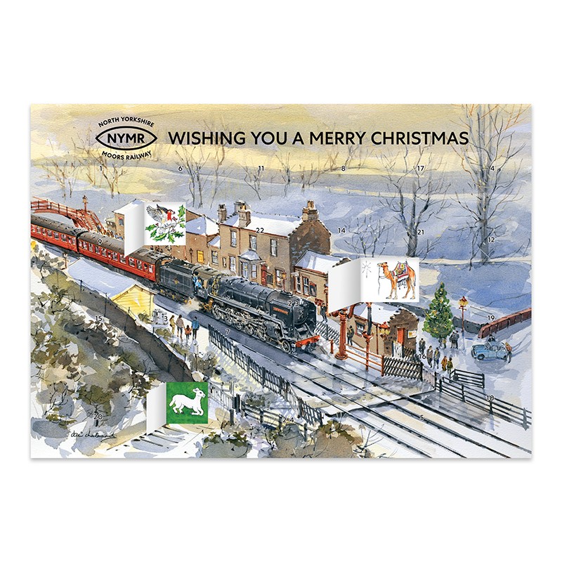 A4 Advent Calendar North Yorkshire Moors Railway