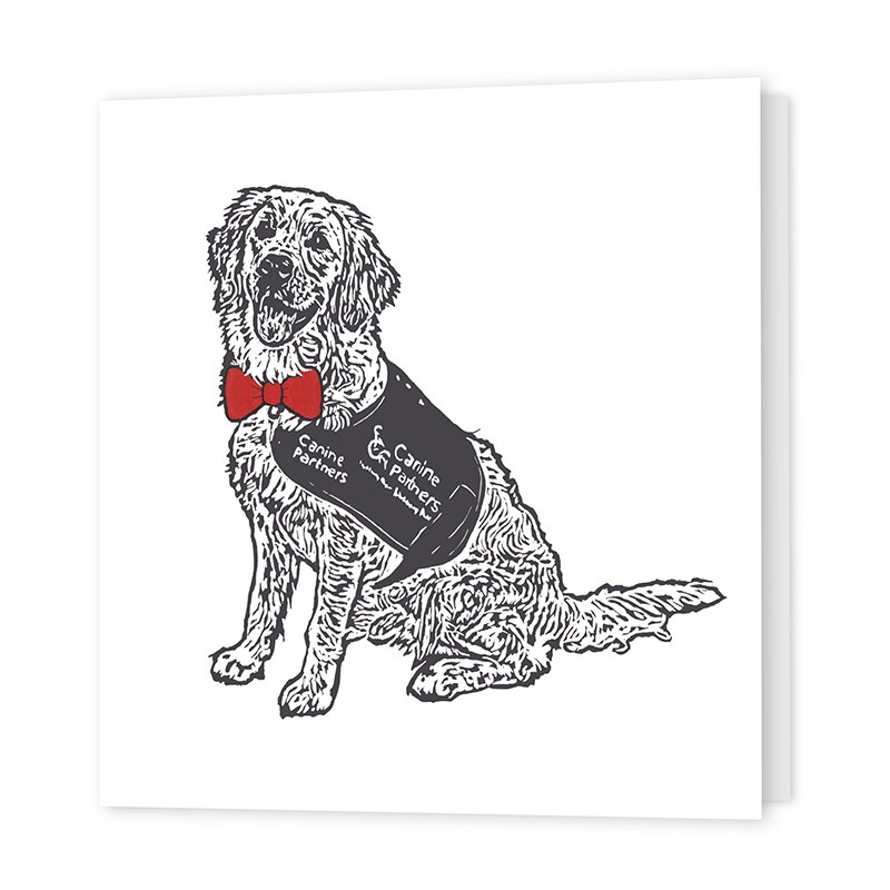 Canine Partners Guide Dog Greeting Card