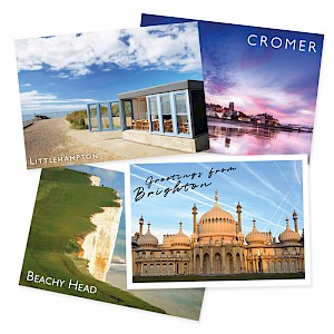 UK Postcards stock image collection Thumbnail