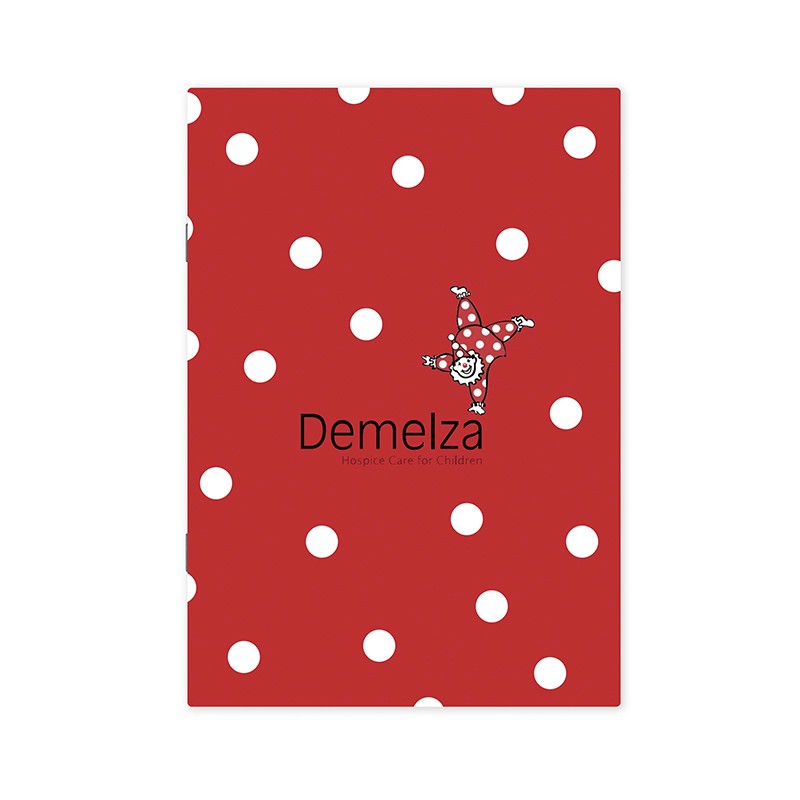 A5 stapled notebook demelza charity